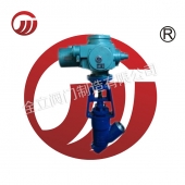 Electric Y type high pressure stop valve